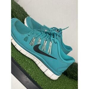Nike Women's Free 5.0 Running Teal Sneakers Size 8 580591-301